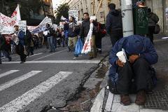Афины: нищета и массовые беспорядки
