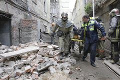 обрушение дома в Ярославле