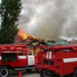 Крупный пожар произошел на западе Москвы