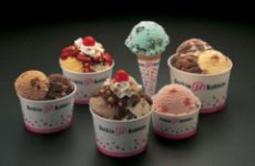 Сеть Baskin Robbins в 2010 году открыла 34 новых кафе в России и СНГ